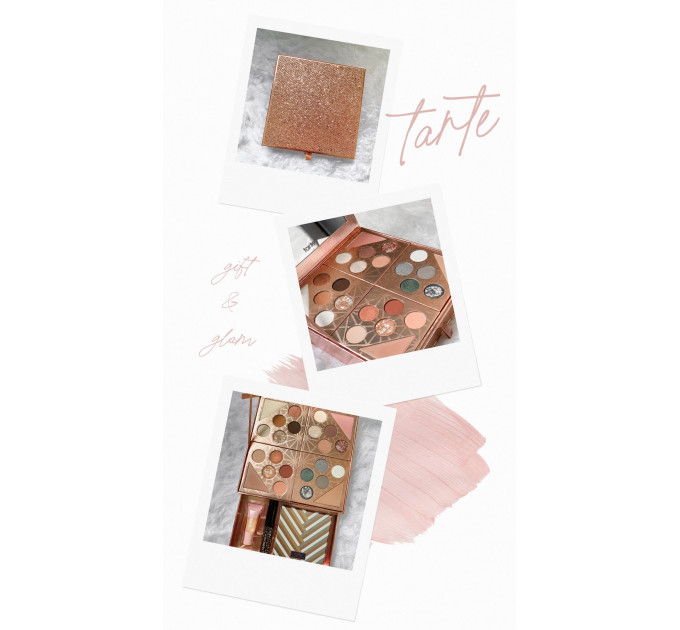 Набір для макіяжу Tarte Gift & Glam Collector's Set (тіні + рум'яна + туш + блиск для губ)